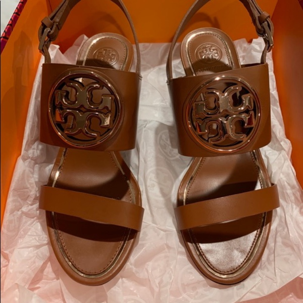 *SOLD*Tory Burch Miller Wedge Sandals*SOLD*